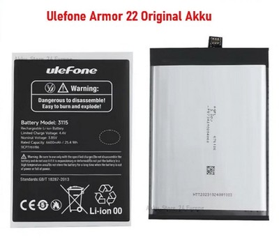 Ulefone Power Armor 22 -  6600mAh * Model 3115 * Original * DHL Versand !!!