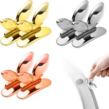 6 Self-Adhesive Toilet Seat Handle Covers - Avoid Touching, Lifter Set