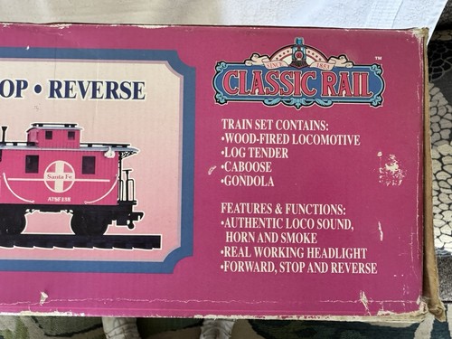 VINTAGE - ECHO 1997 Toys Classic Rail Battery Operated G-Scale Train Loco Set - Picture 8 of 15