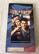 Top Gun (VHS, 1986) Tom Cruise, Kelly McGillis Navy Paramount Vintage
