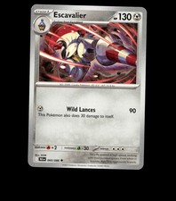Escavalier - 060/086 - Black Bolt - Near Mint Non Holo Pokemon Card TCG