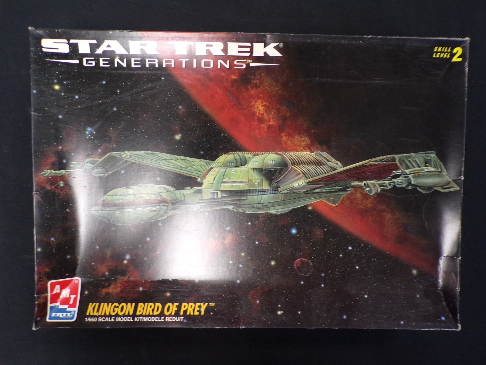 STAR TREK GENERATIONS KLINGON BIRD OF PREY AMT ERTL PLASTIC MODEL KIT ...