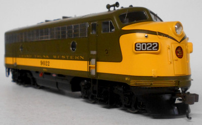 ATHEARN  Genesis  G2526B  HO Scale  F-3 A  Phase 2  #9022    GRAND TRUNK WESTERN