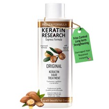 KERATIN RESEARCH Brazilian Keratin Hair Straightening and Smoothing Blowout T...