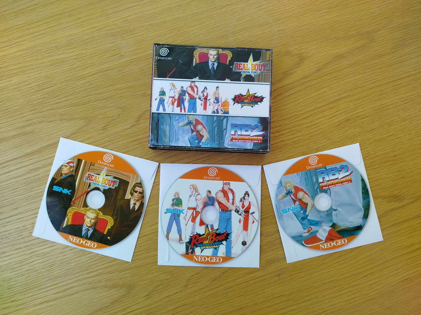 Real Bout Fatal Fury Collection SEGA DREAMCAST conversions Neo-Geo custom
