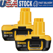 2 PACK 18V For Dewalt 18 VOLT DC9096 DC9098 NiMh Battery DC9099 NEW Replacement
