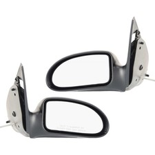 Manual Remote Mirrors Pair Set Left Lh Right Rh For 02-07 Ford Focus Manual Remote Mirrors Pair Set Left Lh Right Rh For 02-07 Ford Focus