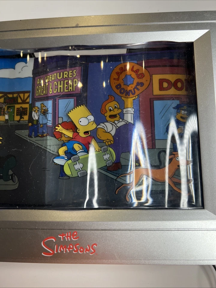 The Simpsons Virtual Vision TV Display Plays Theme Song - Tested & Works - Image 2 of 4