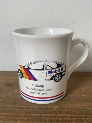 Vauxhall Astra 16v Ventil Mobil 1 Becher - selten GTE Opel Kadett rot Top 8v Rallye etc