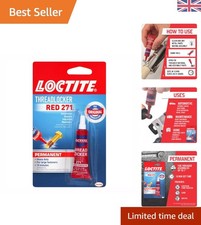 0.20 fl. oz Loctite Threadlocker Red 271 - Fast Cure, Rust Prevention Formula