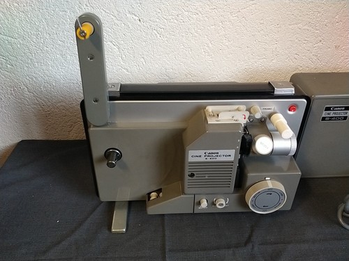 Vintage Canon Cine Projector S-400 Made In Japan Collector Good Condition !!!! - Foto 2 di 16