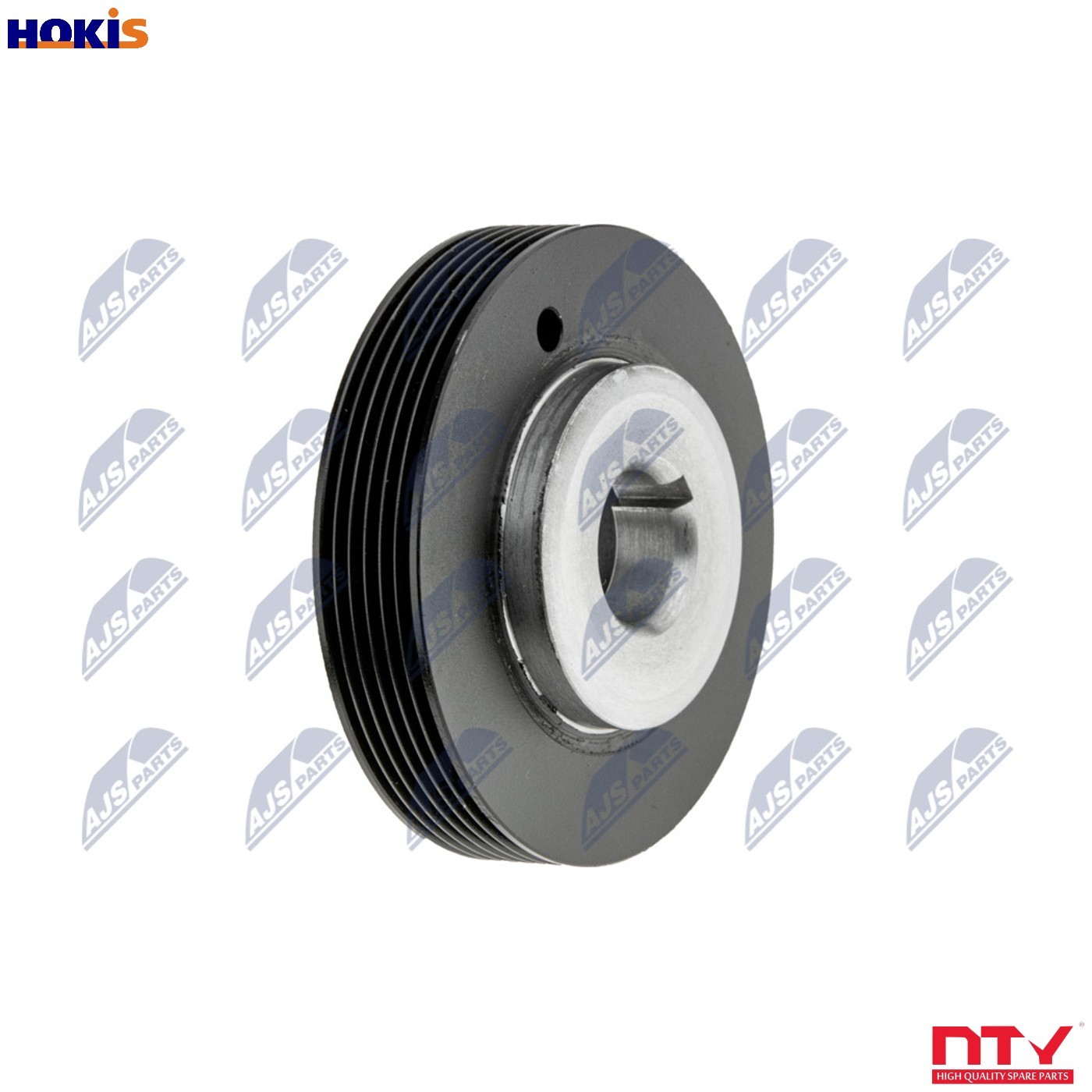 NTY Crankshaft Pulley RKP-PE-002 for Citroën Fiat Ford Lancia 5-Groove - Image 7