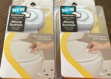 New Safety 1st OutSmart Toilet Lock, White, 2 Count