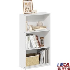 Modern Open Shelf Bookcase Sturdy Durable Easy Assembly Living Room Office New