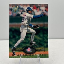 1995  SHAWON DUNSTON Topps Stadium Club #19 Virtual Reality Cubs (2452)
