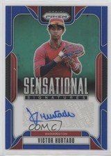2025 Panini Prizm Sensational Signatures Blue 7/49 Victor Hurtado Auto 1y9