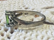 Bague Vintage Fantaisie Taille 53 - Bijou Rétro Argenté Pour Collection