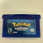 Pokemon: Sapphire (Game Boy Advance GBA) Great Condition - Authentic & Tested