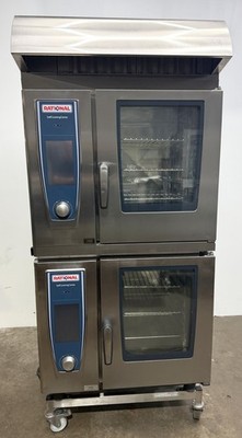 Rational Double 6 pan, half size, electric, combis & Hood (Refurb w/WARRANTY)