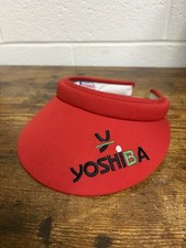 Vintage Toshiba Promotional Visor - Red - Texace Texann Made in U.S.A. 1980s/90s