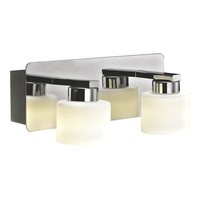 Weiß Chrom Badezimmerlampe Moderne Wandleuchte Leuchter 380Lm 2X5W/Led IP20