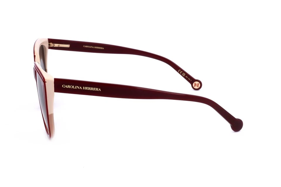 Carolina Herrera HER 0144/S R9S BURGUNDY BEIGE 53/18/145 WOMAN Sunglasses - Image 3 of 3