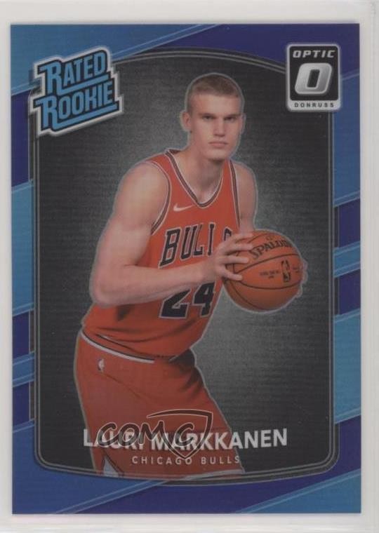2017-18 Panini Donruss Optic Rated Rookie Purple Prizm Lauri Markkanen #159 k7n