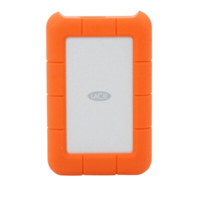 LaCie Rugged Mini USB3.0 1TB Portable External Hard Drive, Orange