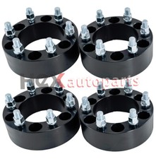 4x 2 6x5.5 Black Wheel Spacers Fits Chevy Tahoe Silverado 1500 Suburban Gmc