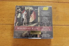 HELMUTH RILLING / WOLFGANG RIHM - DEUS PASSUS (2 CD SET) [NEW] *CRACKED CASE*