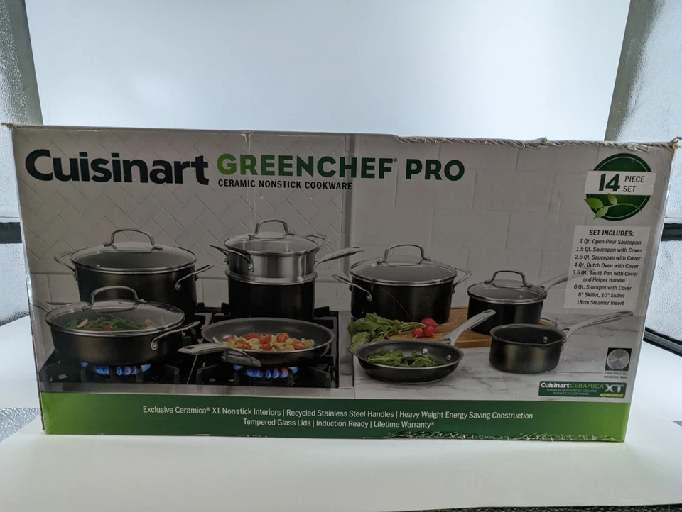 Cuisanart Greenchef pro 14 piece set - Image 3 of 4