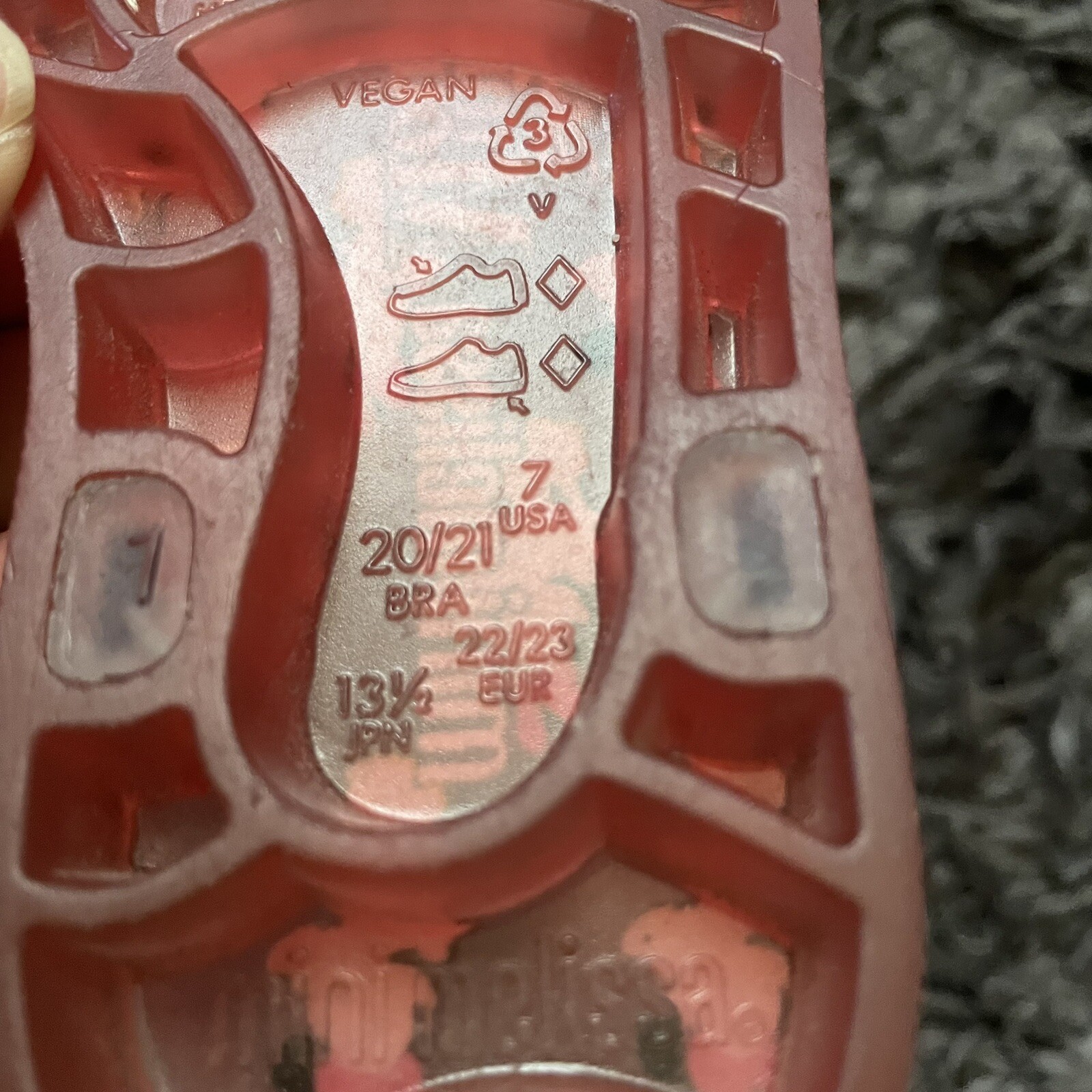 Lotto MINI MELISSA taglia 7 Disney bambine Minnie topo bella bestia Mary Jane