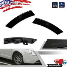 For 2010-2012 Mercury Milan Smoke Front Wheel Fender Side Marker Lights Housings