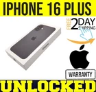 APPLE IPHONE 16 PLUS - 128GB - BLACK (FACTORY UNLOCKED) APPLE WARRANTY ❖SEALED❖