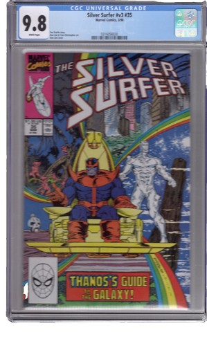 Kith #3 Marvel 2024 PSA Slab Silver Surfer Orange Variant Cover
