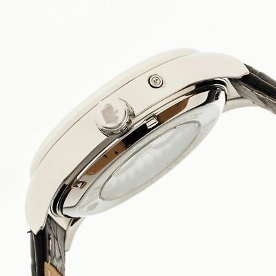 Reign Bhutan Genuine Leather Mens Watch,White/Blue Reign Bhutan Genuine Leather Mens Watch,White/Blue Dial  main image 2