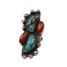 Large Navajo Ring Size: 9 3/4