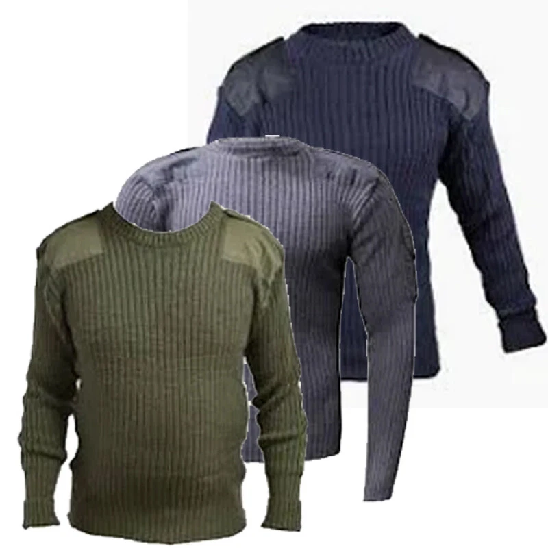 British Forces Wool Jumper Army Navy RAF Military Pullover Grade one