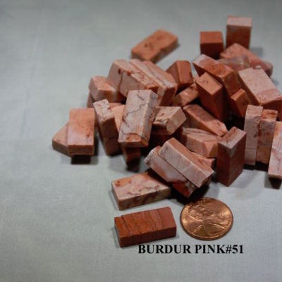 Pink Mosaic Tiles / Marble And Natural Stones