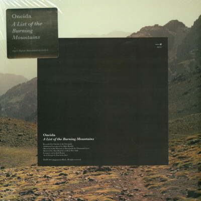 Oneida - A List Of Burning Mountains (Vinyl LP - 2012 - US - Reissue)