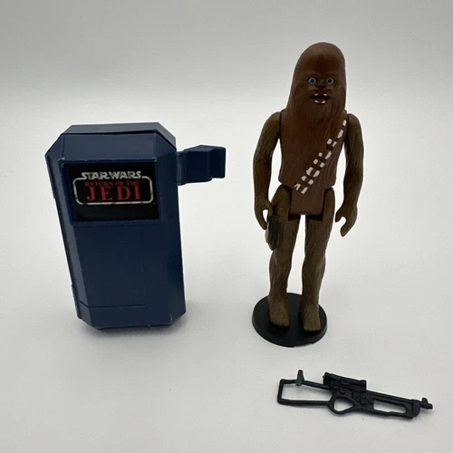1977 Star Wars CHEWBACCA 100% Complete w/ Bowcaster  And Weapons Case Kenner