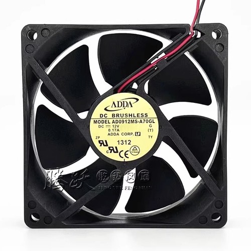 ADDA AD0912MS-A70GL 9025 DC12V 0,17A 9cm 2-Draht Lüfter - Bild 1 von 5