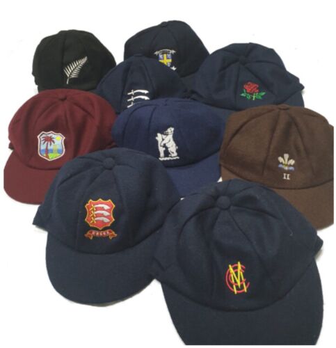 Gentlemen Players English Cricket Traditional Cap Small 54/55cm Black - Picture 7 of 7