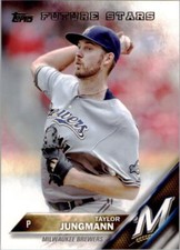 2016 Topps #205 Taylor Jungmann NM-MT Brewers FS
