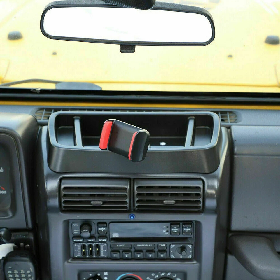 Multifunction Phone Mount holder Storage Tray for Jeep Wrangler TJ Accessories - Image 4 of 4