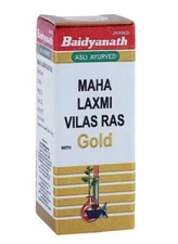 Baidyanath Maha Laxmi Vilas Ras with Gold Tablet (25 tab) Herbal Ayurvedic
