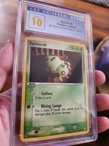 Spinarak graded CGC 10 for sale on eBay