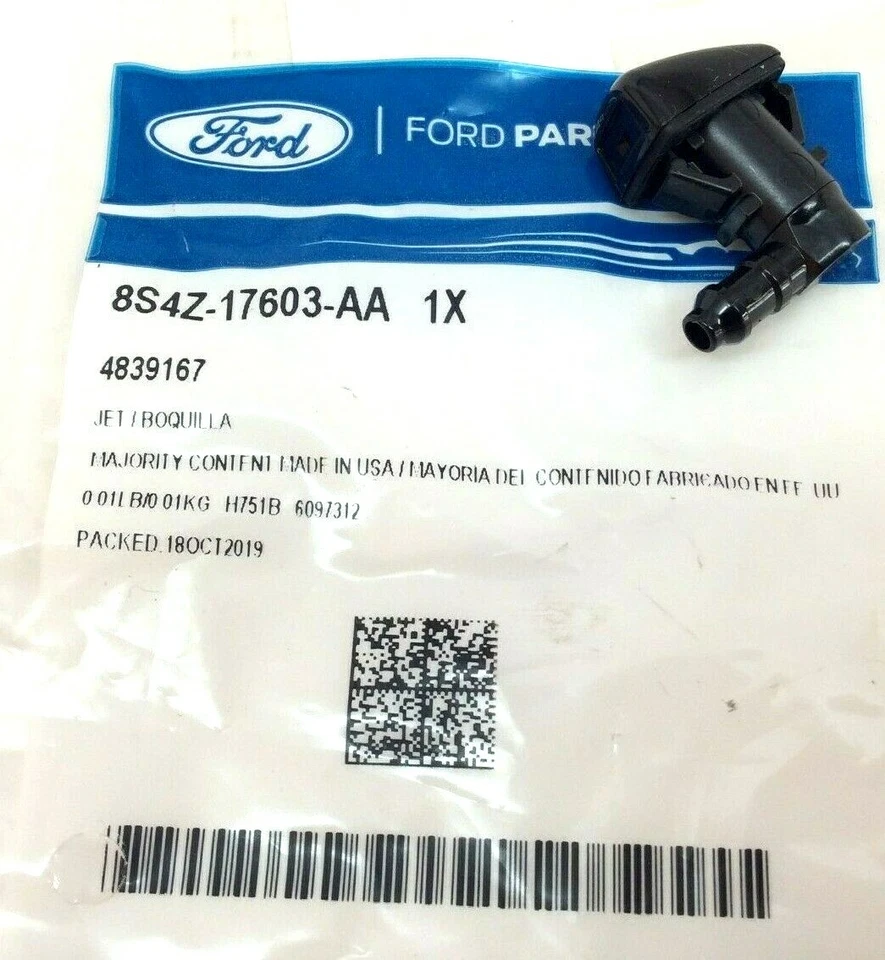 2008-2010 Ford Focus Windshield Washer Nozzle Spray Jet OEM 8S4Z-17603-AA - Image 2 of 4