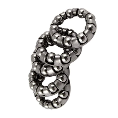 5pcs Stainless Steel Silver 1/4 in x 9 Balls Bicycle Crank Ball Bearing Part - Picture 5 of 15
