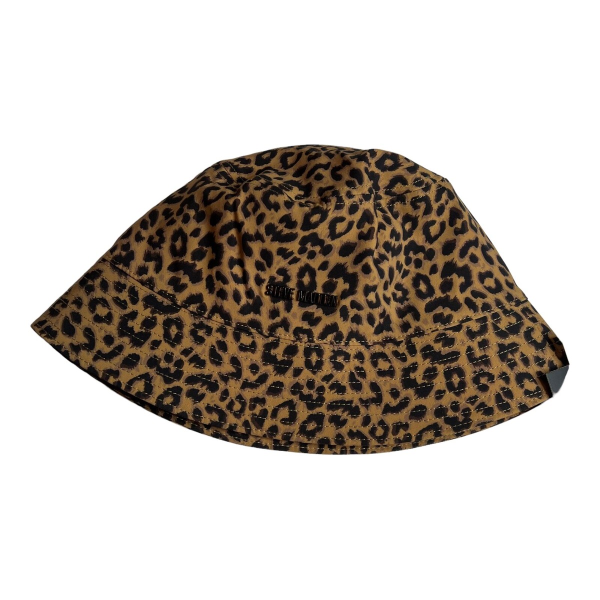 Steve Madden Satin Lined Nylon Bucket Hat Animal Print New | eBay